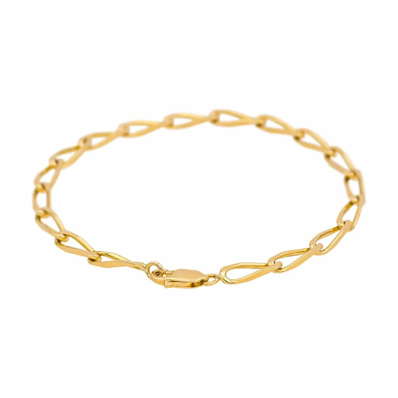 Bracelet maille cheval en or jaune 18 carats sold by 58 Facettes product image thumbnail 4