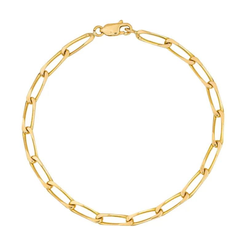 Bracelet maille cheval en or jaune 18 carats sold by 58 Facettes