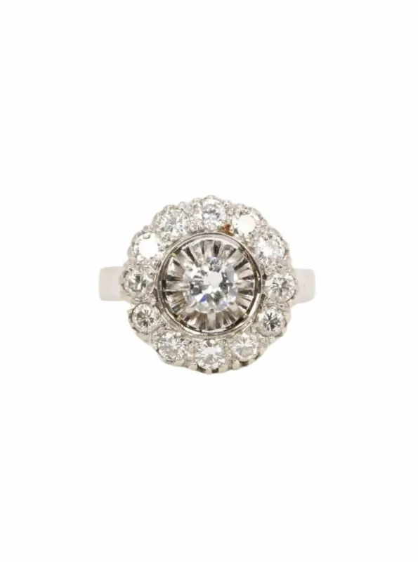 Bague marguerite diamants 1,2 ct sold by 58 Facettes