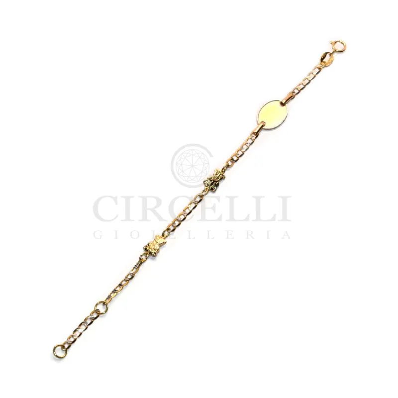 Bracelet bicolore ours en or 18k sold by 58 Facettes