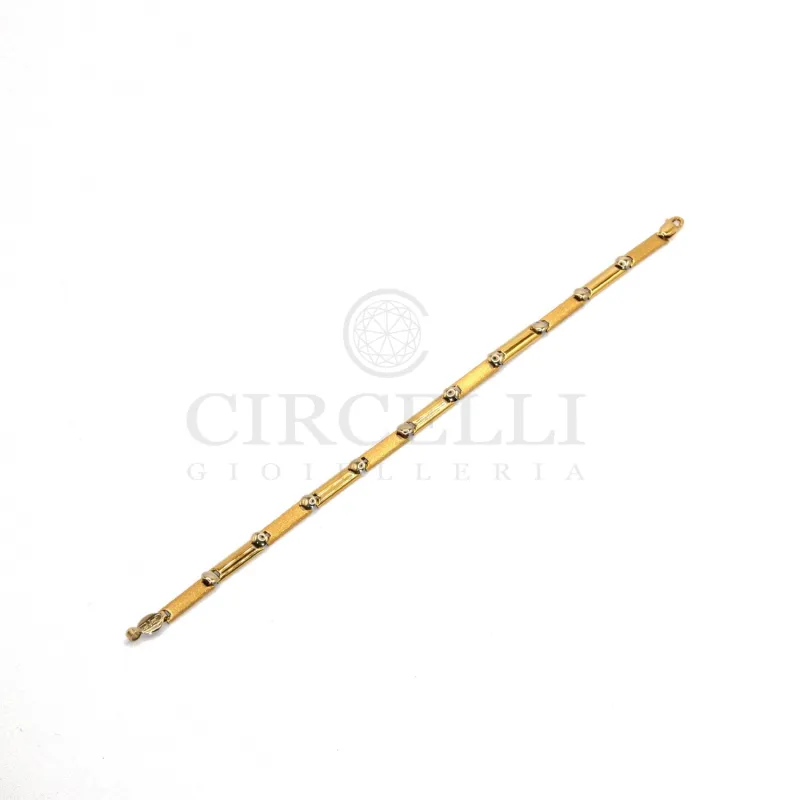 Bracelet à plaquettes en or jaune 18 carats made by 58 Facettes