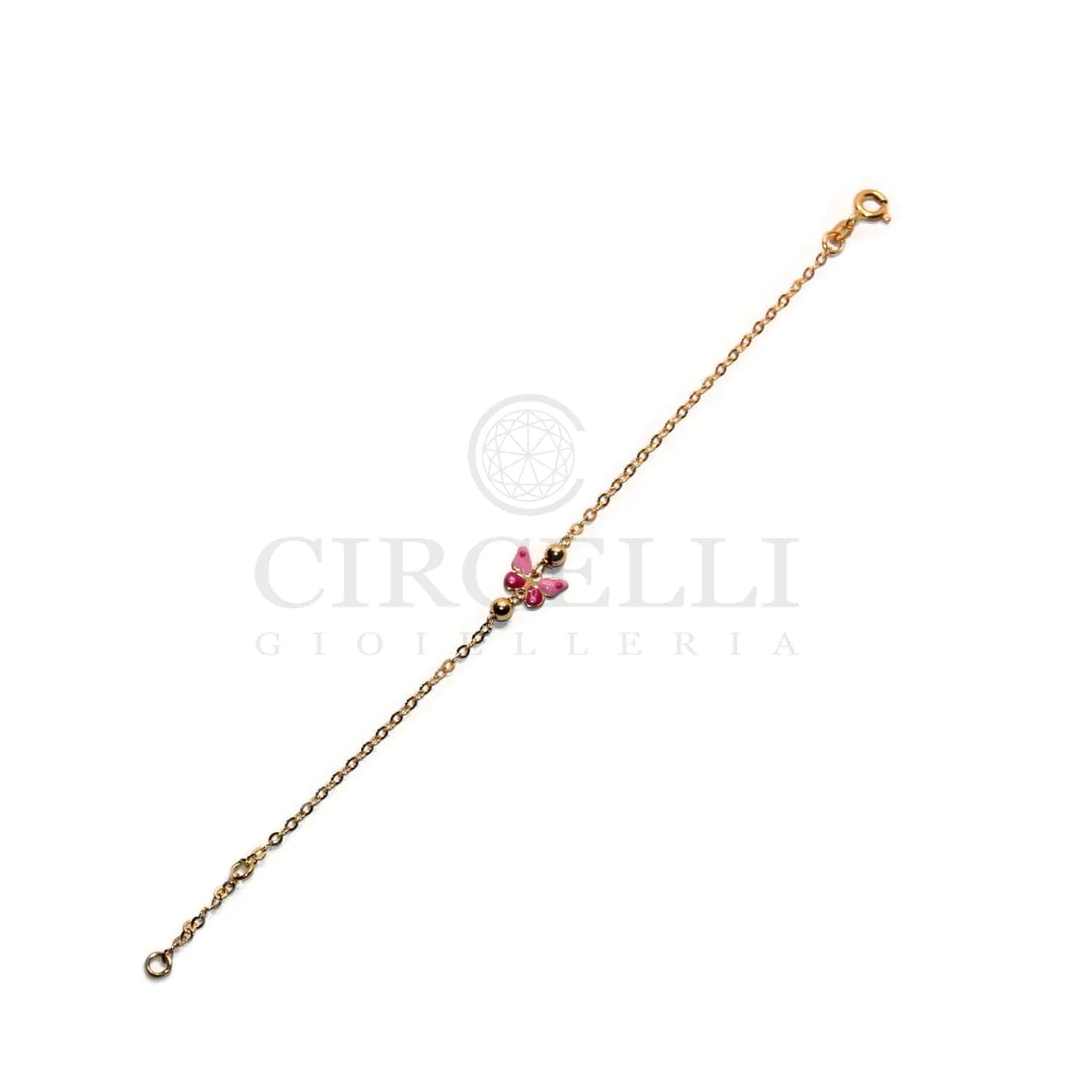 Bracelet papillon en or jaune 18k émaillé sold by 58 Facettes