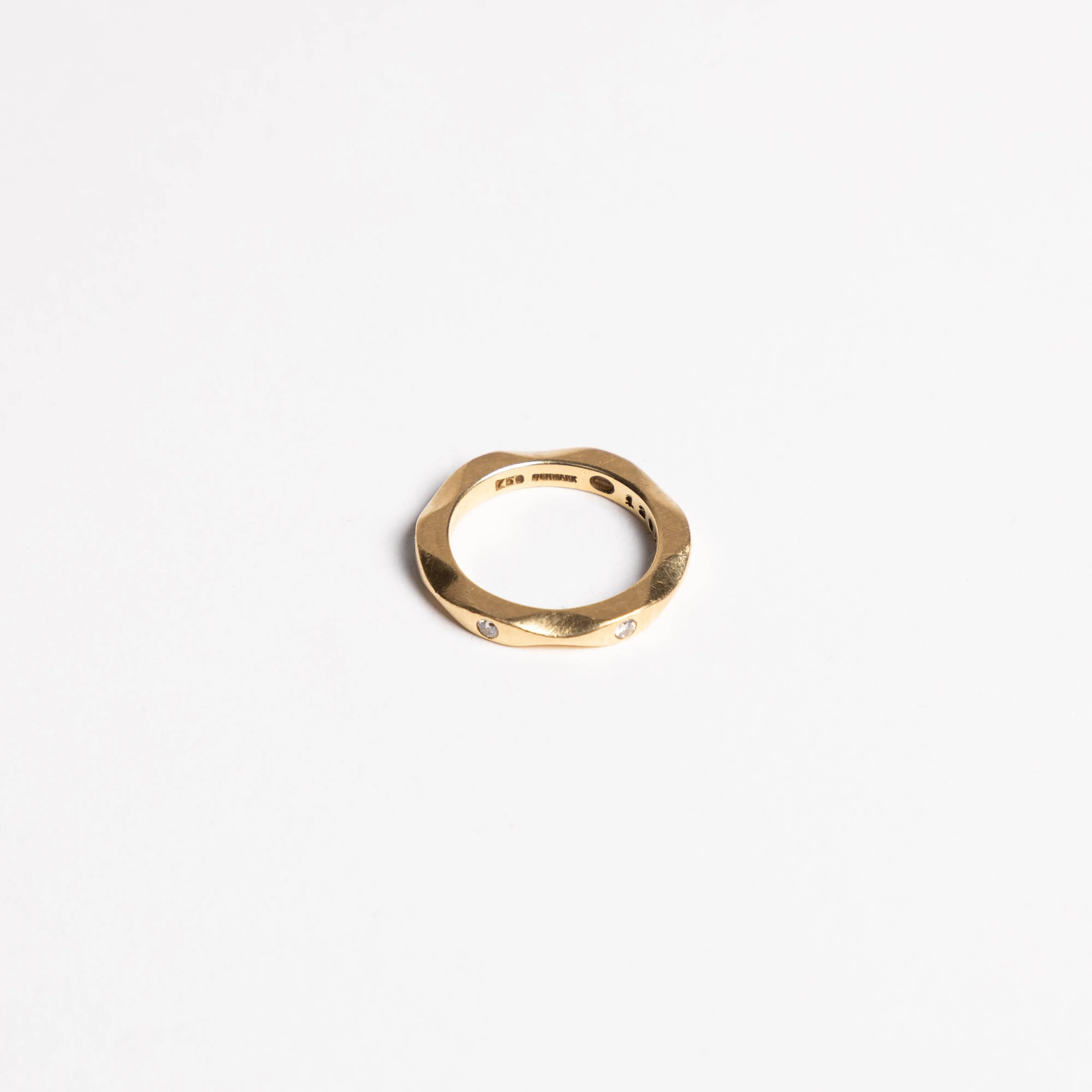 Georg Jensen Mirror - Bague en or 18K et diamants sold by 58 Facettes