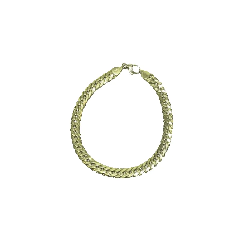 Bracelet gourmette en or jaune 18 carats 10,85 g sold by 58 Facettes