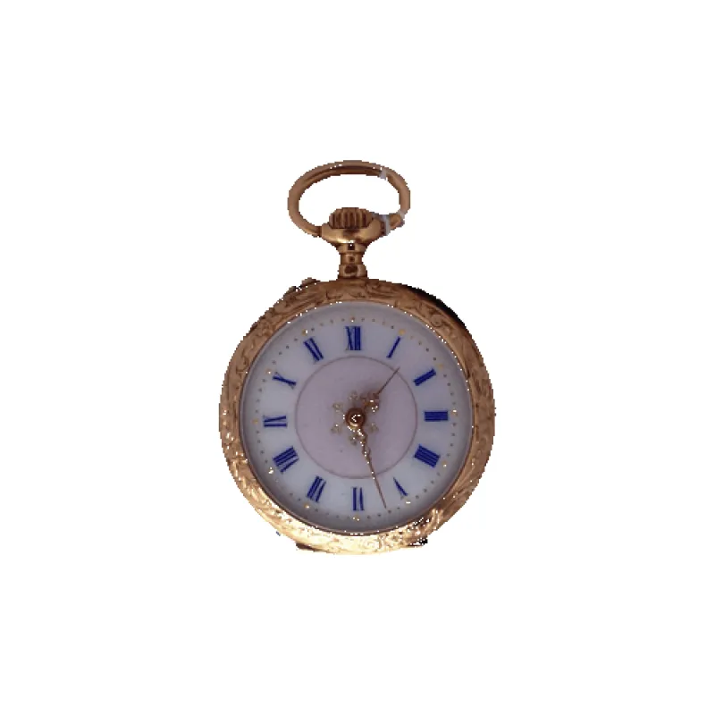 Pendentif montre de col en or jaune 18 carats 18,25 g made by 58 Facettes