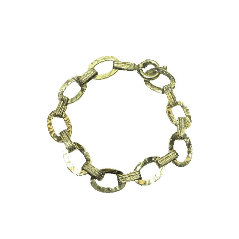 Bracelet à grosse maille en or jaune 18 carats 5,71 g sold by 58 Facettes