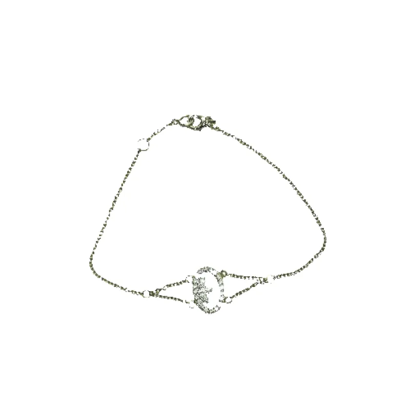 Bracelet motif ovale en or jaune 18 carats 2,83 g sold by 58 Facettes