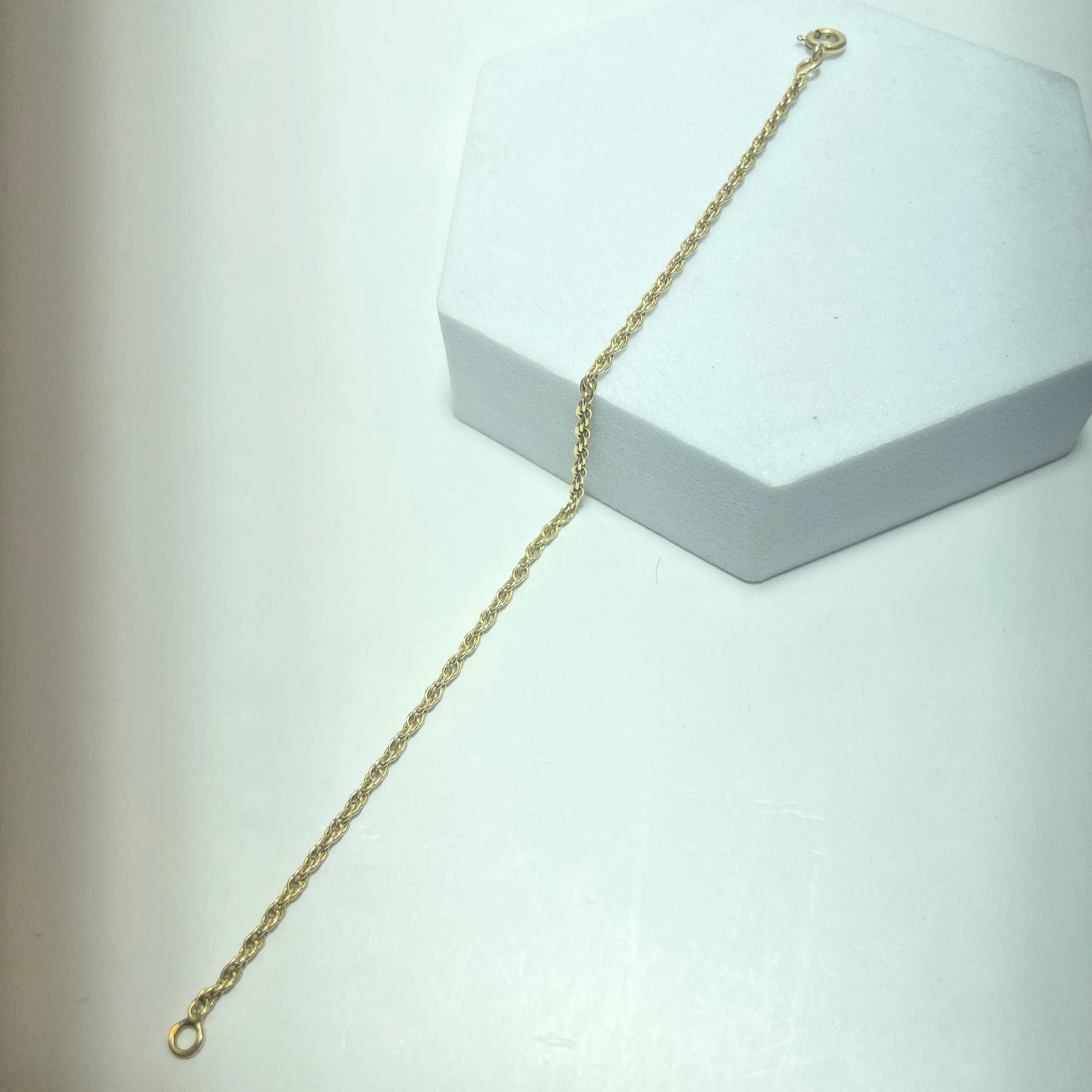 Bracelet chaîne en or jaune 18 carats 2,32 g sold by 58 Facettes product image thumbnail 2