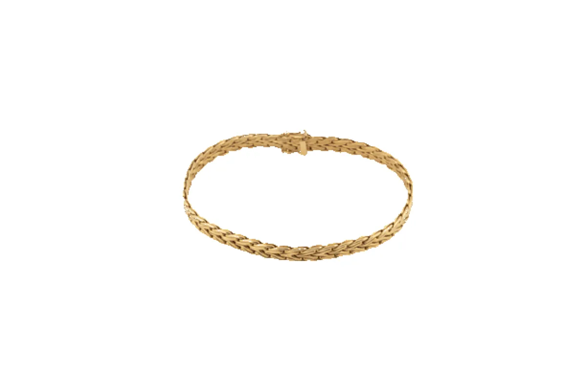 Bracelet à maille en or jaune 18 kt sold by 58 Facettes