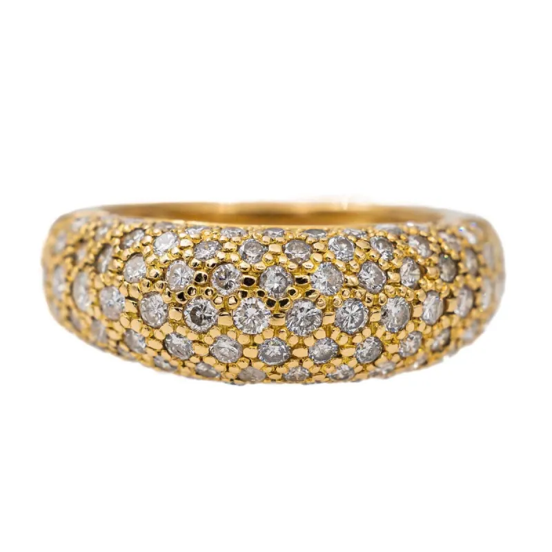 Bague Jonc Or jaune Diamant sold by 58 Facettes