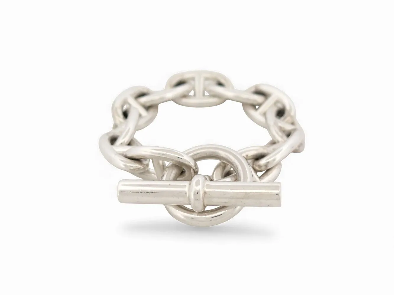 bracelet HERMES chaine d'ancre tgm 12 maillons 16.5 cm argent massif 925 sold by 58 Facettes product image thumbnail 2