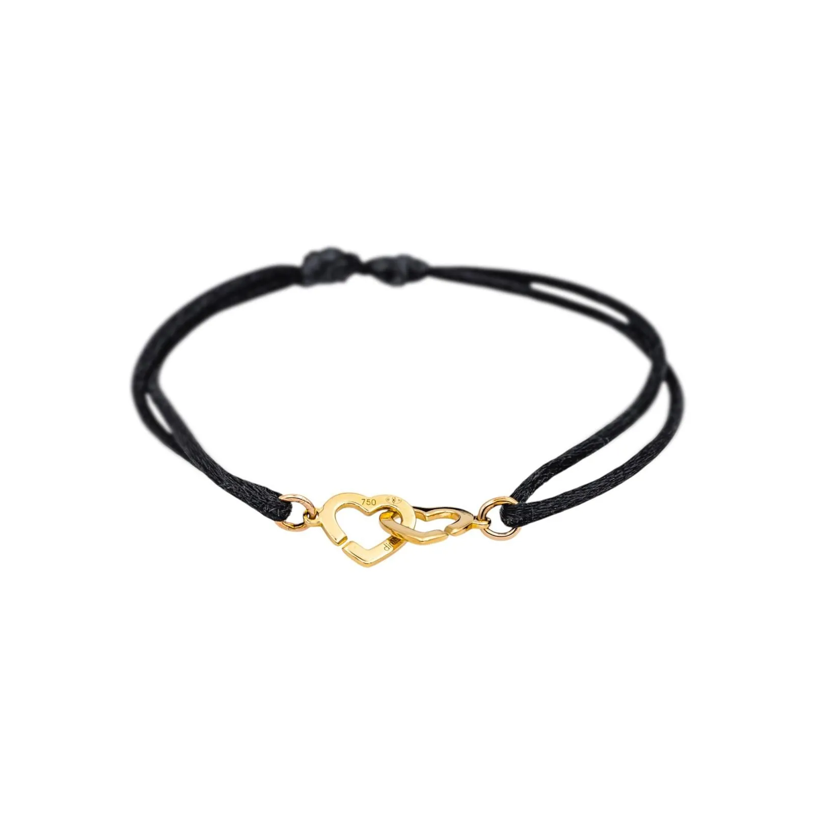 Dinh Van Bracelet Cordon Double Cœur Or jaune sold by 58 Facettes product image thumbnail 3