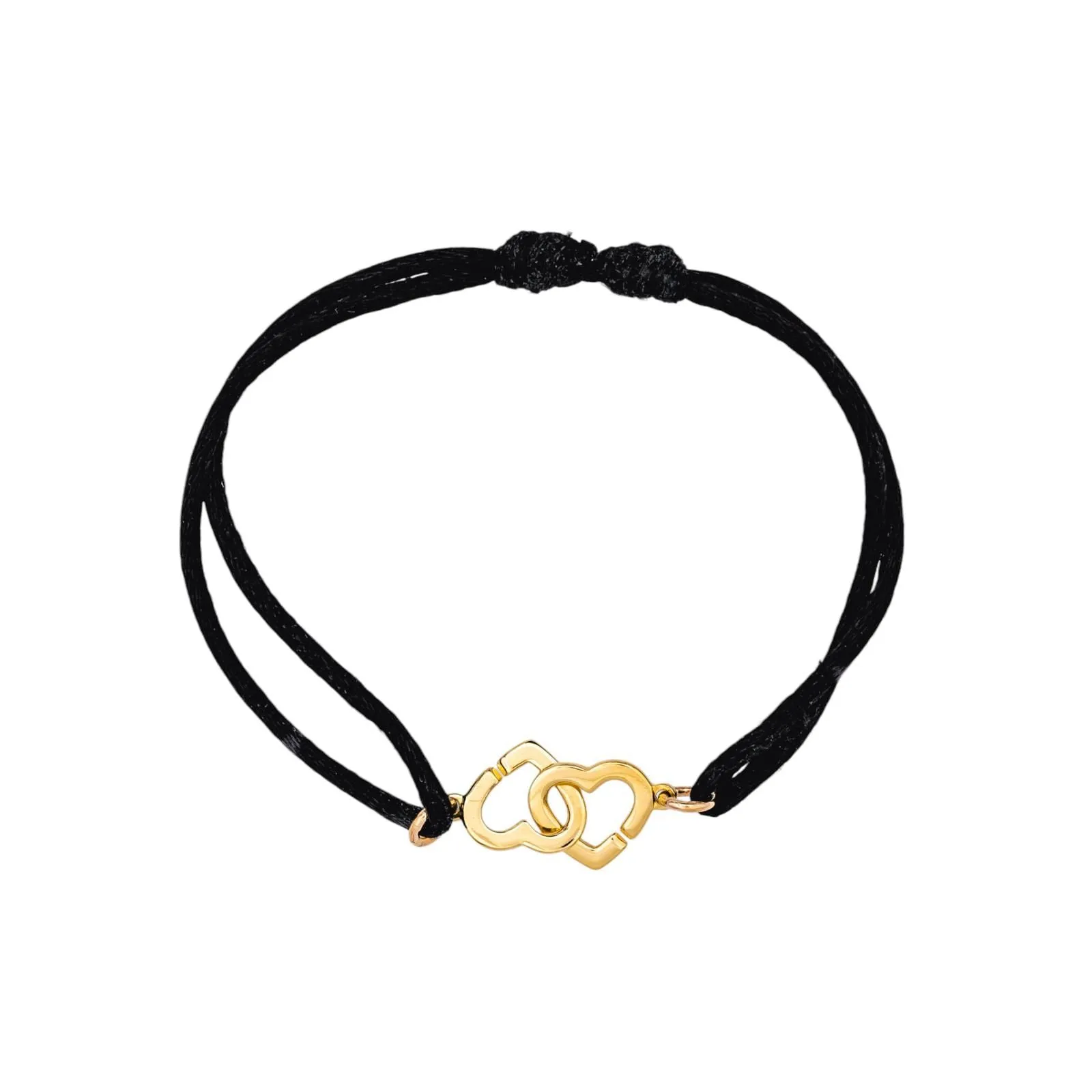 Dinh Van Bracelet Cordon Double Cœur Or jaune sold by 58 Facettes product image thumbnail 4