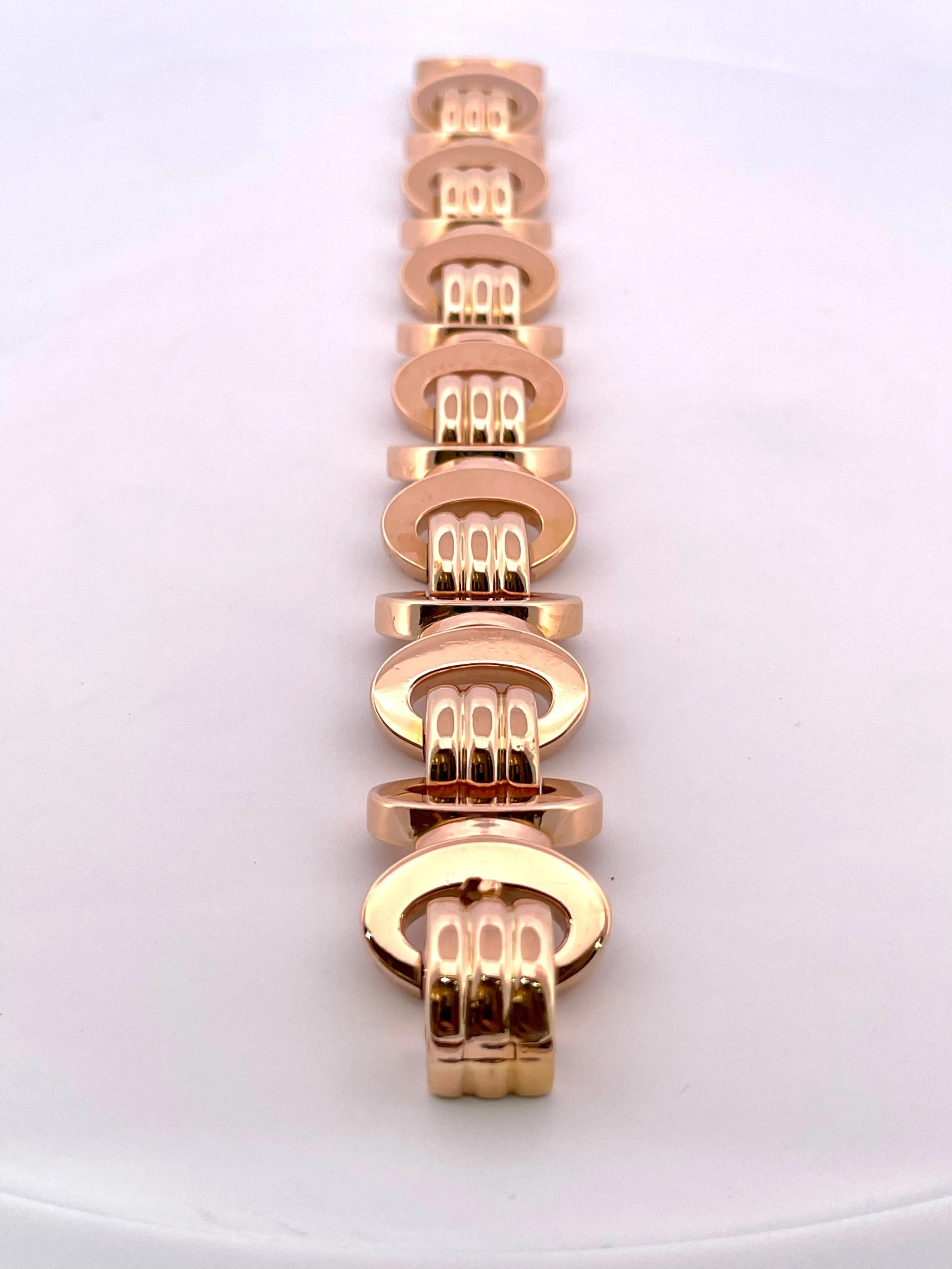 Bracelet Tank ancien en or rose 18 carats sold by 58 Facettes product image thumbnail 5