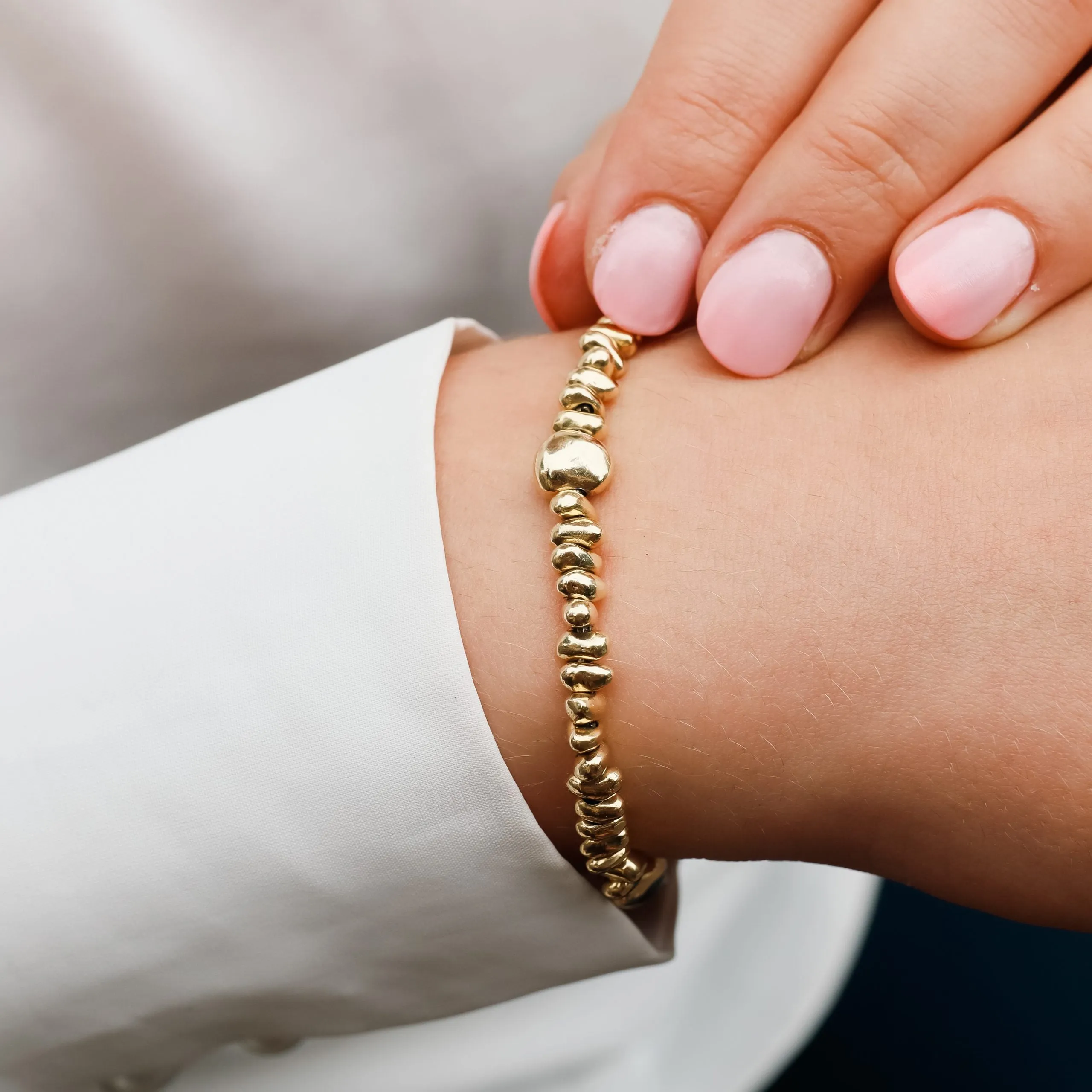 Bracelet en or jaune 18 ct sold by 58 Facettes product image thumbnail 2