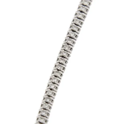 Bracelet tennis - Bracelet en or blanc 18 kt et diamants sold by 58 Facettes product image thumbnail 4