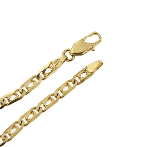 Bracelet homme avec plaque en or jaune 18 ct sold by 58 Facettes product image thumbnail 3