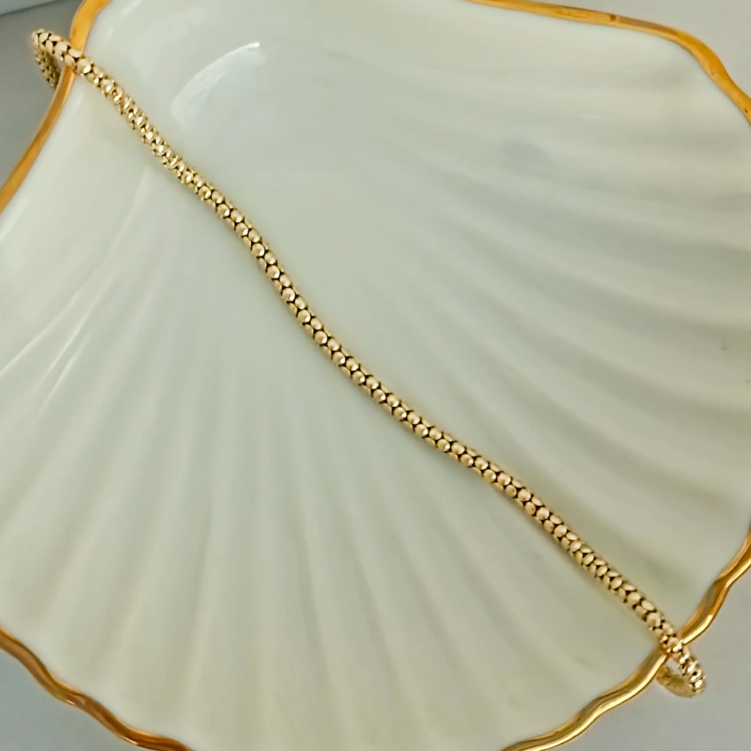 Bracelet vintage Doppelkugel en or 14 K sold by 58 Facettes