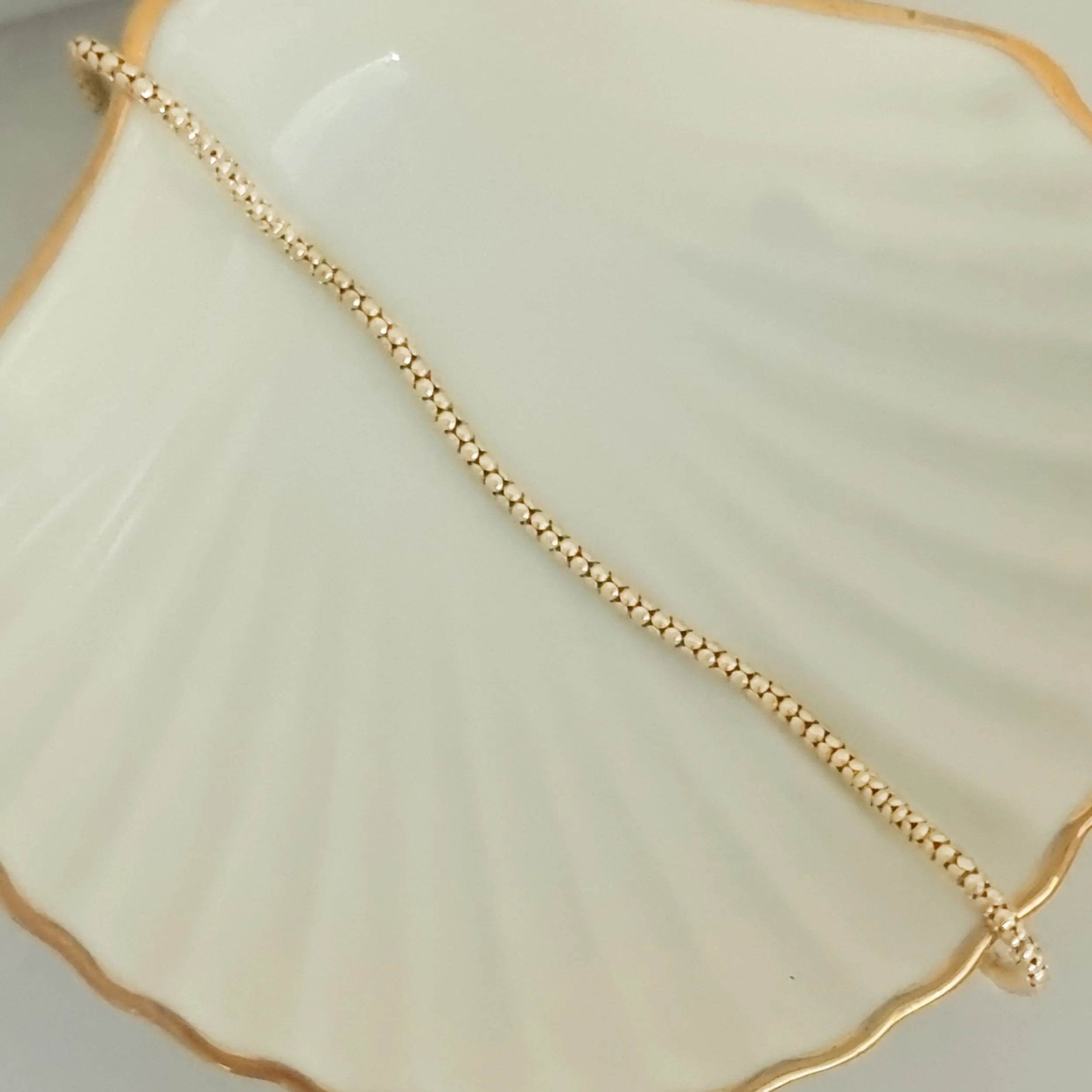 Bracelet vintage Doppelkugel en or 14 K sold by 58 Facettes product image thumbnail 2