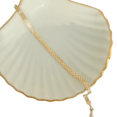 Bracelet vintage plat en or 14 K sold by 58 Facettes