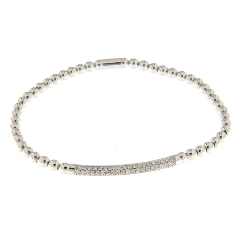 Guidetti - Bracelet en or blanc avec diamants taille brillant 0,50 ct sold by 58 Facettes