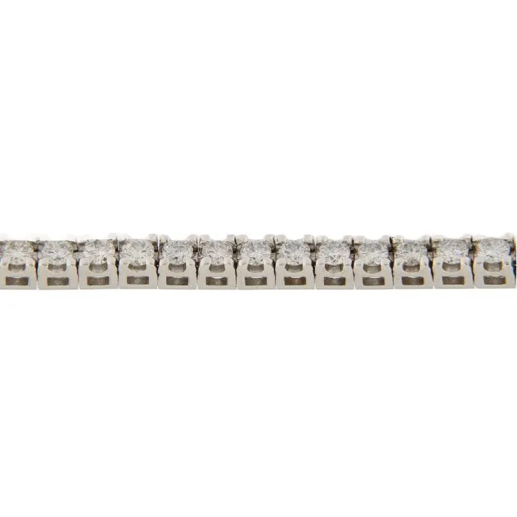 Bracciale tennis en or blanc 750 avec diamants 2,45 ct sold by 58 Facettes product image thumbnail 3