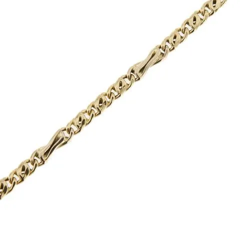 Bracelet homme - Maille œil de tigre en or jaune 18 ct sold by 58 Facettes product image thumbnail 3