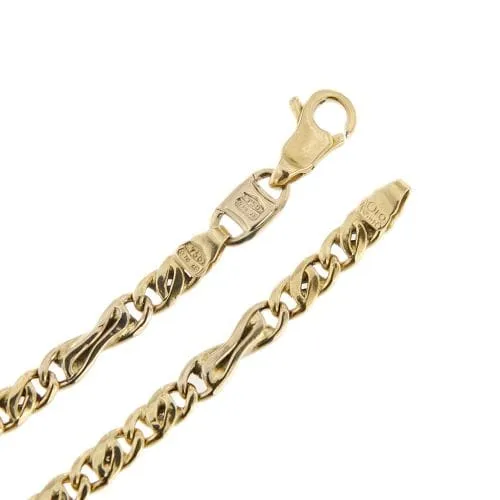 Bracelet homme - Maille œil de tigre en or jaune 18 ct sold by 58 Facettes product image thumbnail 4
