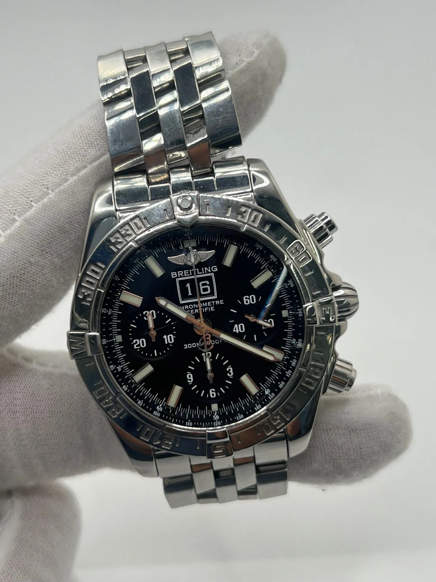 Breitling Blackbird - Montre chronographe automatique en acier sold by 58 Facettes product image thumbnail 4