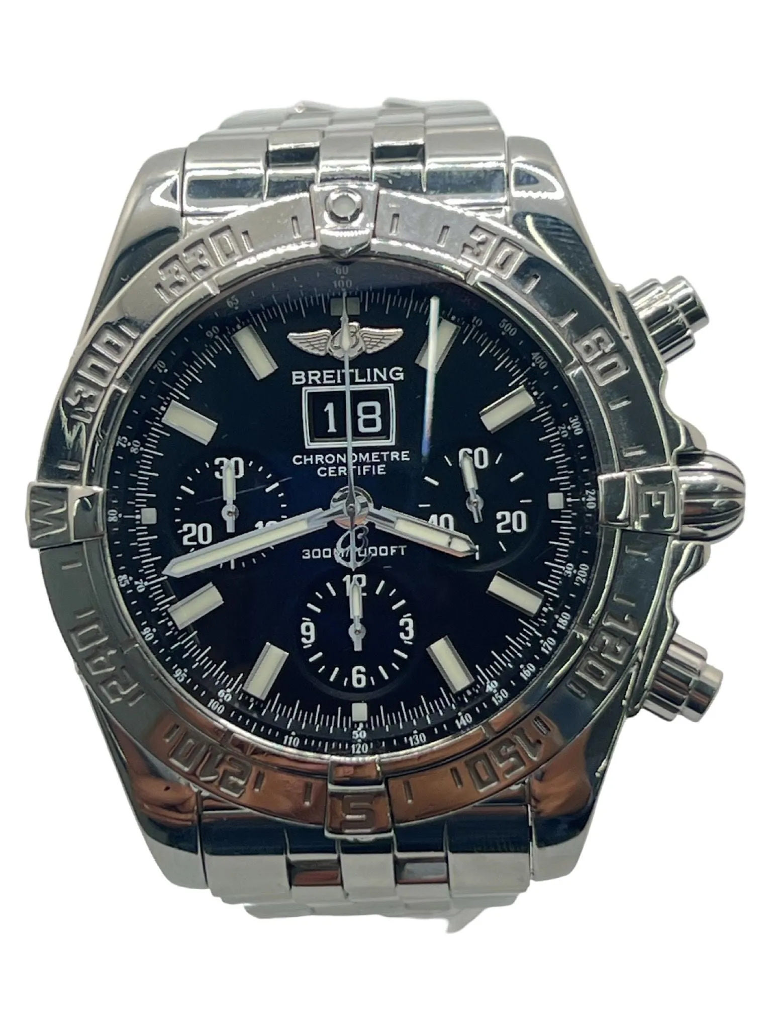 Breitling Blackbird - Montre chronographe automatique en acier sold by 58 Facettes