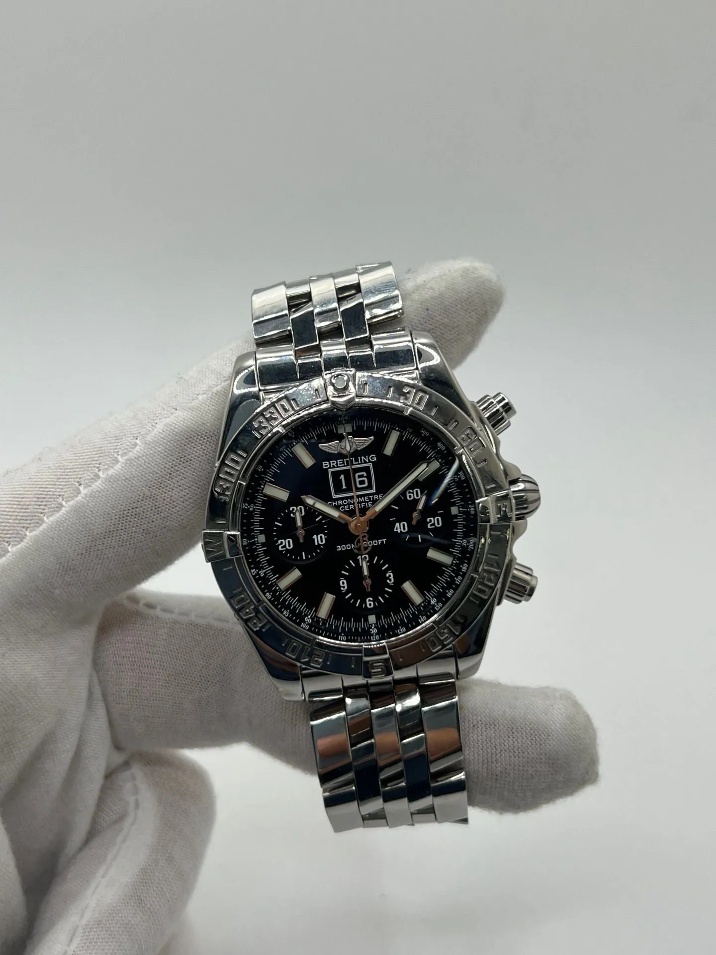 Breitling Blackbird - Montre chronographe automatique en acier sold by 58 Facettes product image thumbnail 2