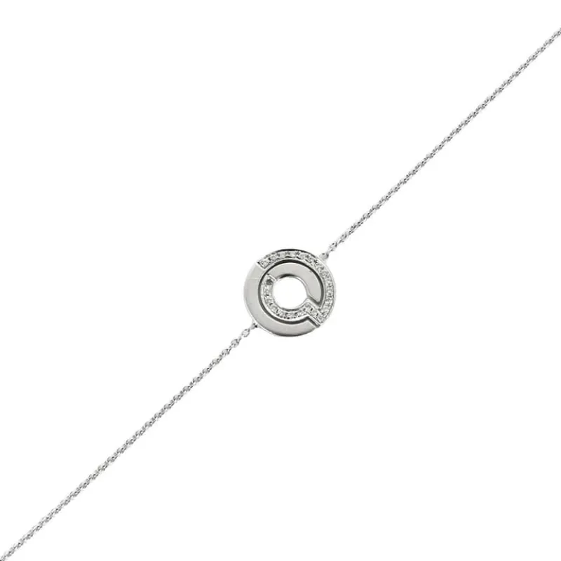 DINH VAN - Seventies - Bracelet or blanc et diamants sold by 58 Facettes