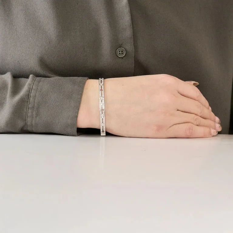 DINH VAN - Pulse - Bracelet or blanc et diamants sold by 58 Facettes product image thumbnail 2