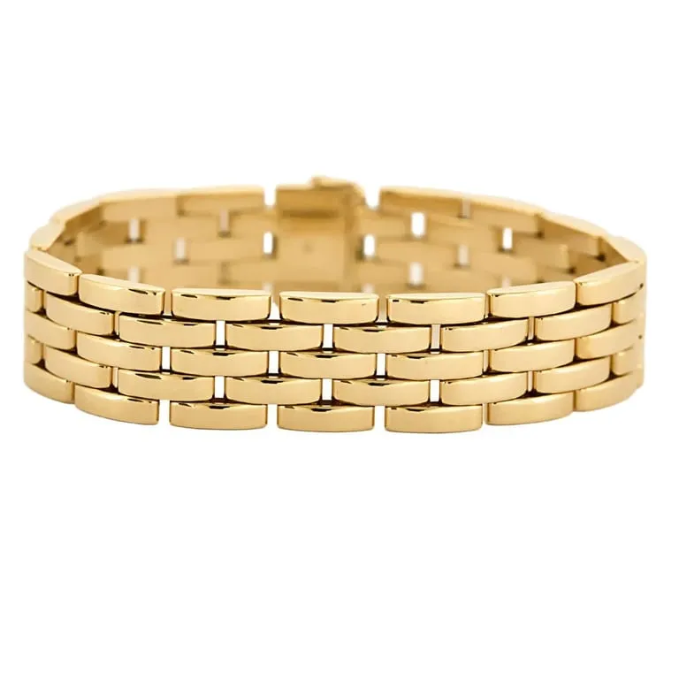 CARTIER - Maillon Panthère - Bracelet en or jaune sold by 58 Facettes