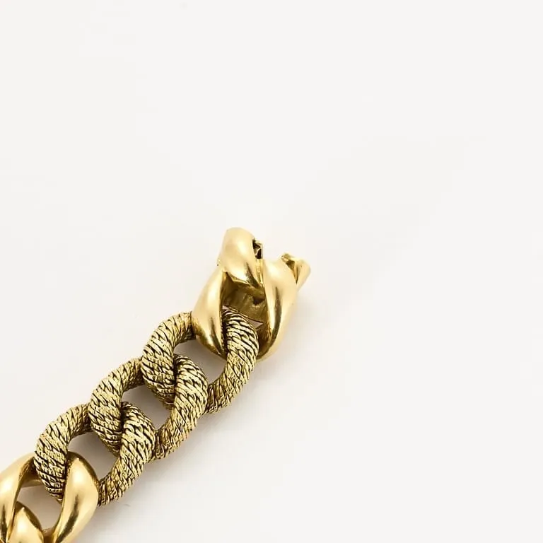 Georges Lenfant - Rare Bracelet Gourmette Maillons Torsadés en Or Jaune sold by 58 Facettes product image thumbnail 5
