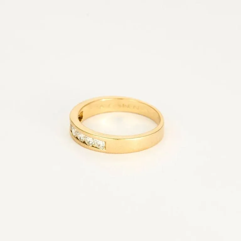 Bague jonc or jaune et diamants sold by 58 Facettes product image thumbnail 4