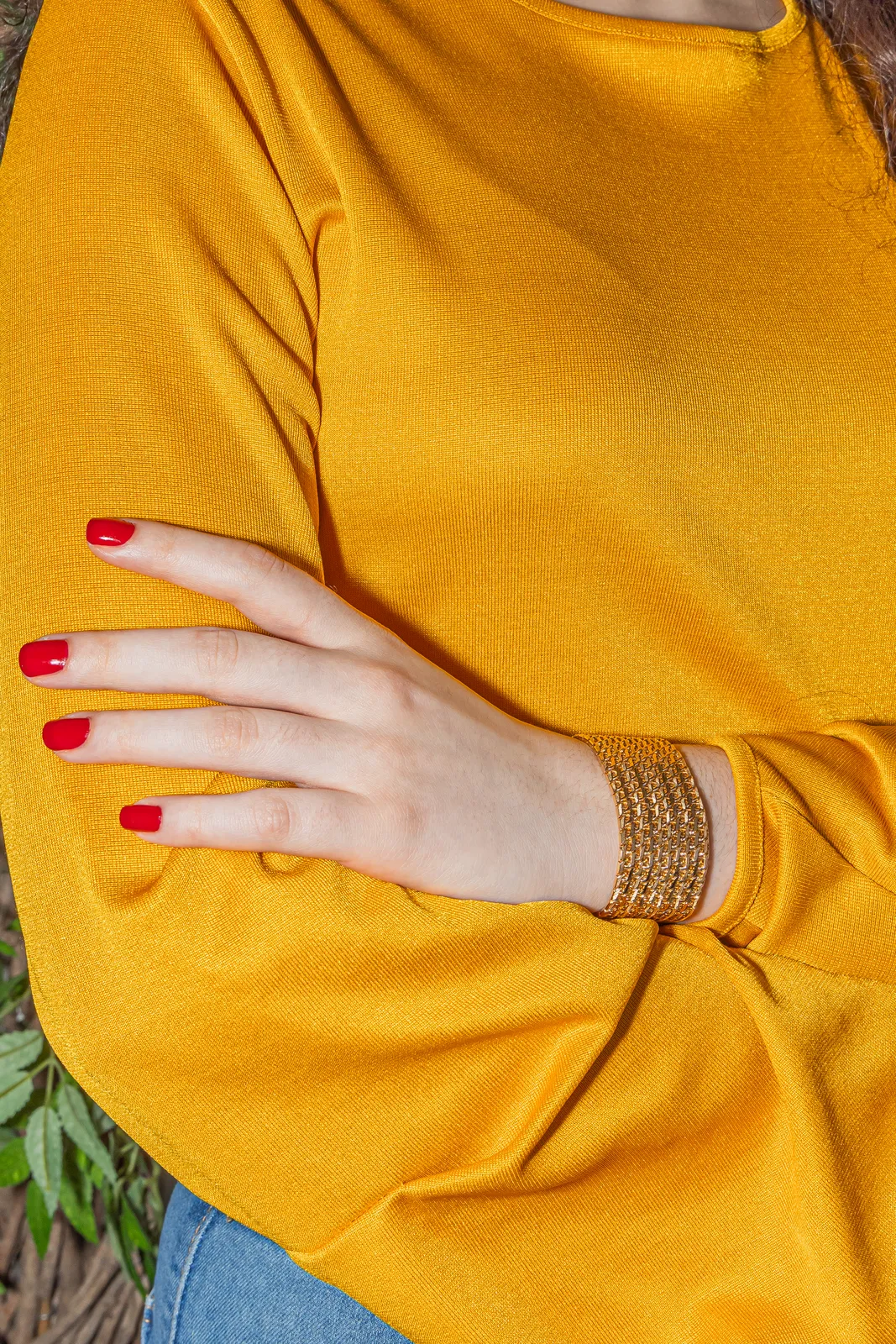 Bracelet épingle - Manchette en or jaune 18 carats sold by 58 Facettes product image thumbnail 2