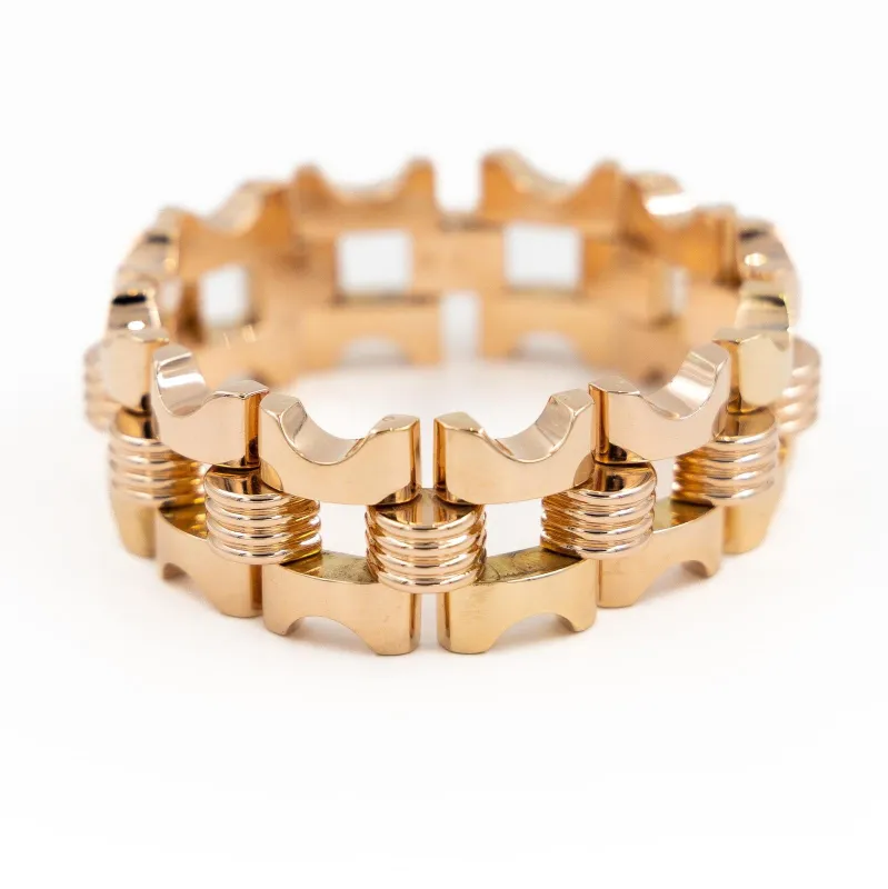 Bracelet Tank en or rose 18 carats sold by 58 Facettes