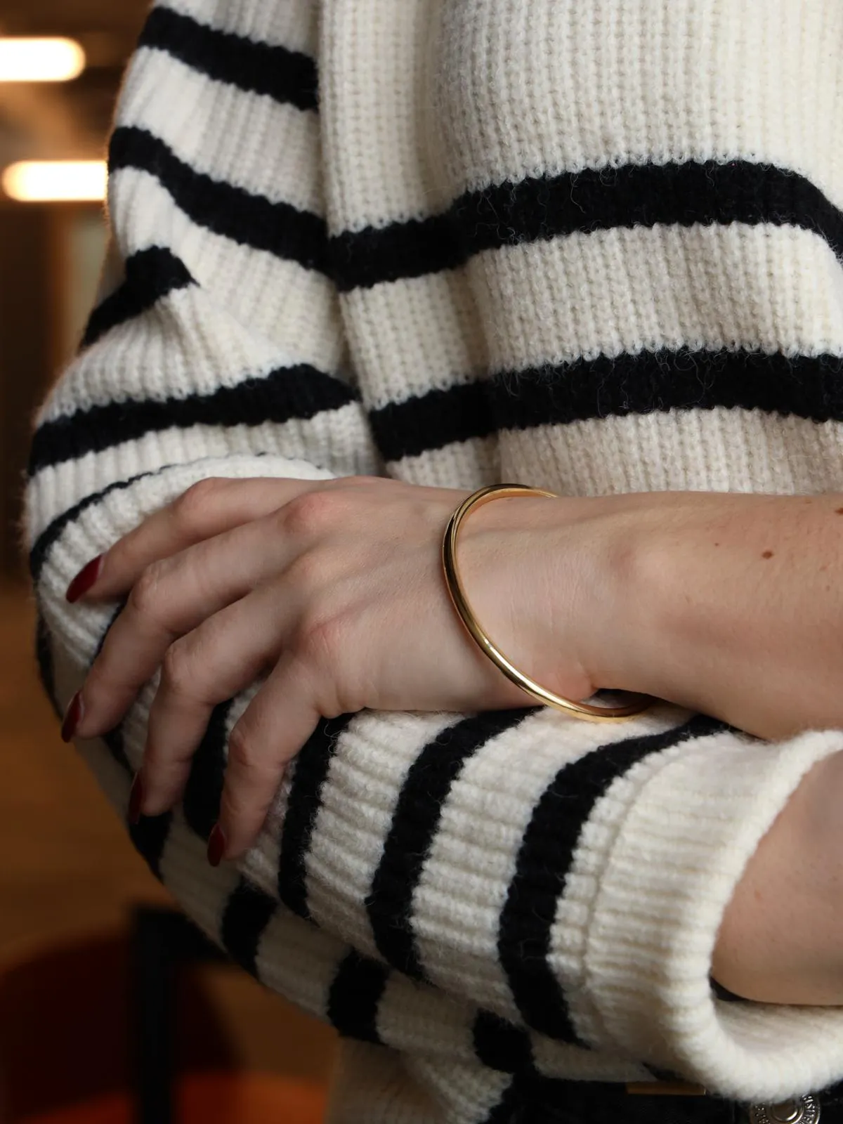 Bracelet jonc en or jaune 18 carats sold by 58 Facettes product image thumbnail 2