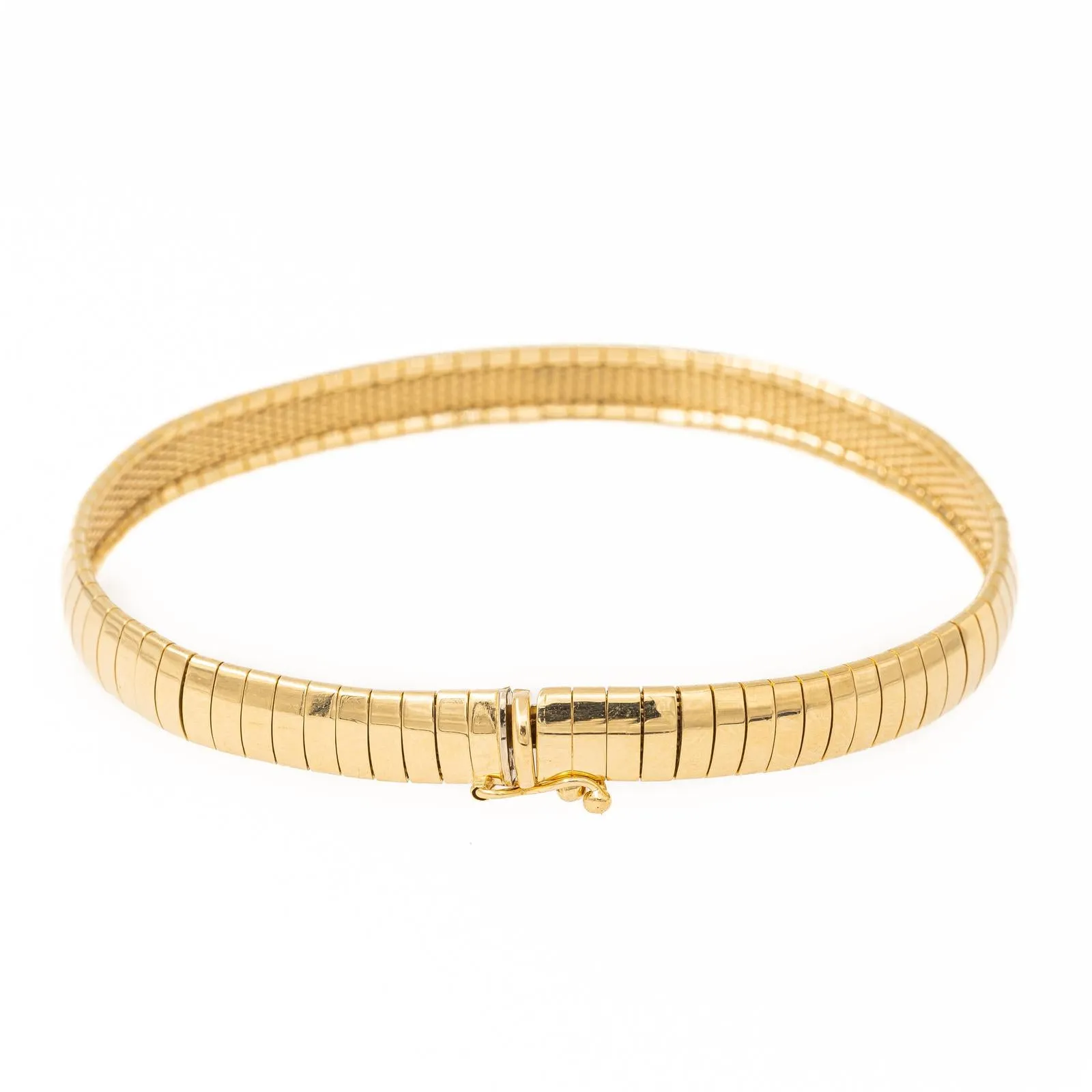 Bracelet maille oméga en or jaune 18 carats sold by 58 Facettes product image thumbnail 3