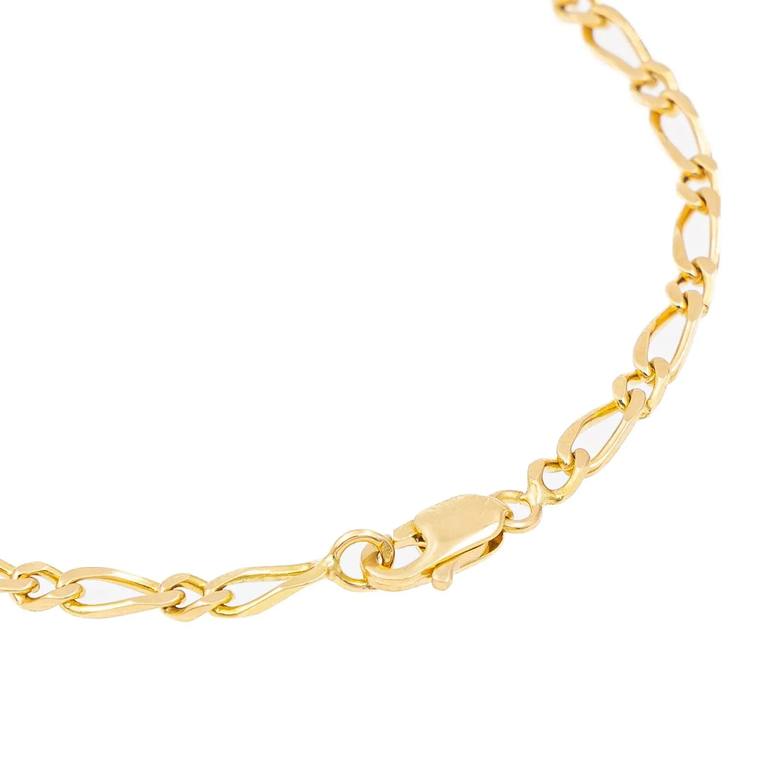 Bracelet maille Figaro en or jaune 18 carats sold by 58 Facettes product image thumbnail 3