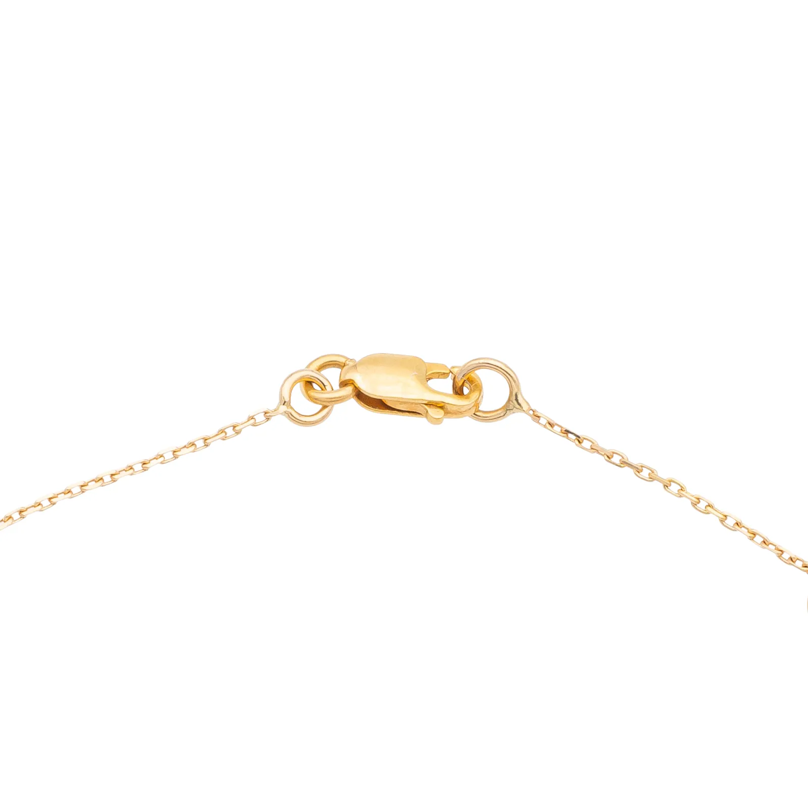 Bracelet en or rose 18 carats avec diamant taille brillant 0,08 ct sold by 58 Facettes product image thumbnail 5