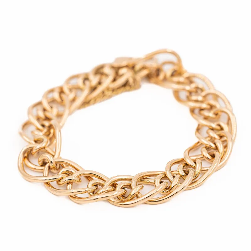 Bracelet maille souple en or jaune 18 carats sold by 58 Facettes