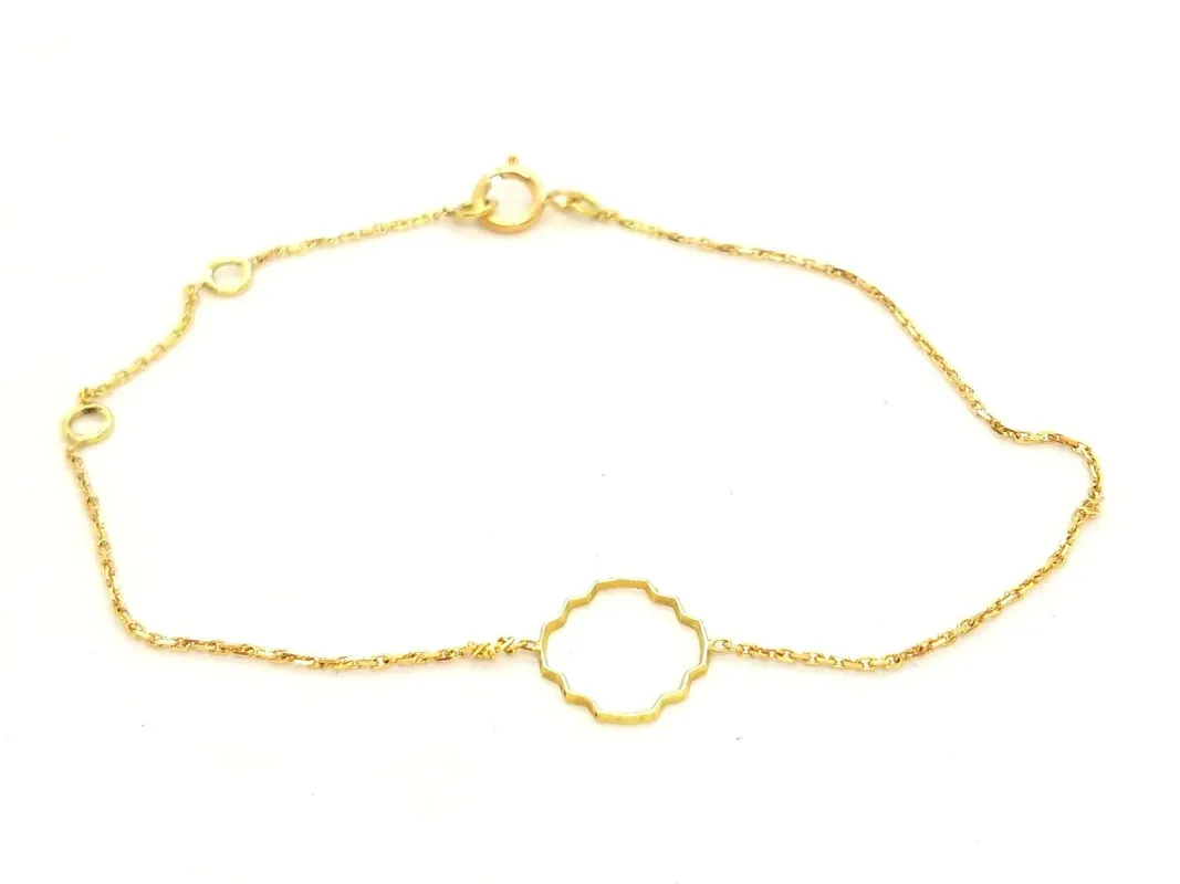 Bracelet Transparence en or jaune 18 carats sold by 58 Facettes