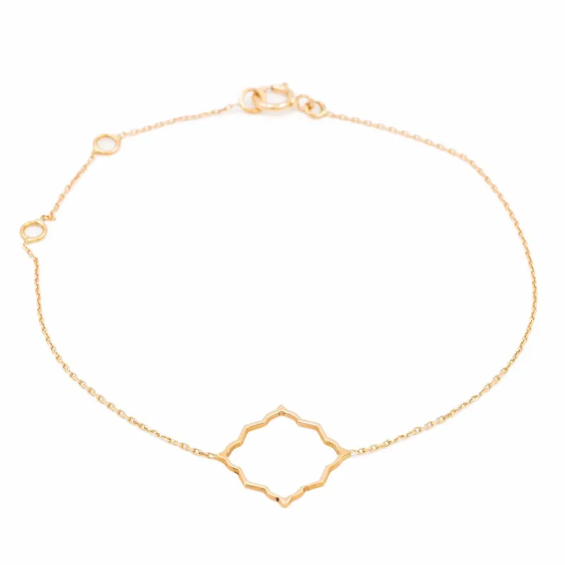 Bracelet Transparence en or rose 18 carats sold by 58 Facettes