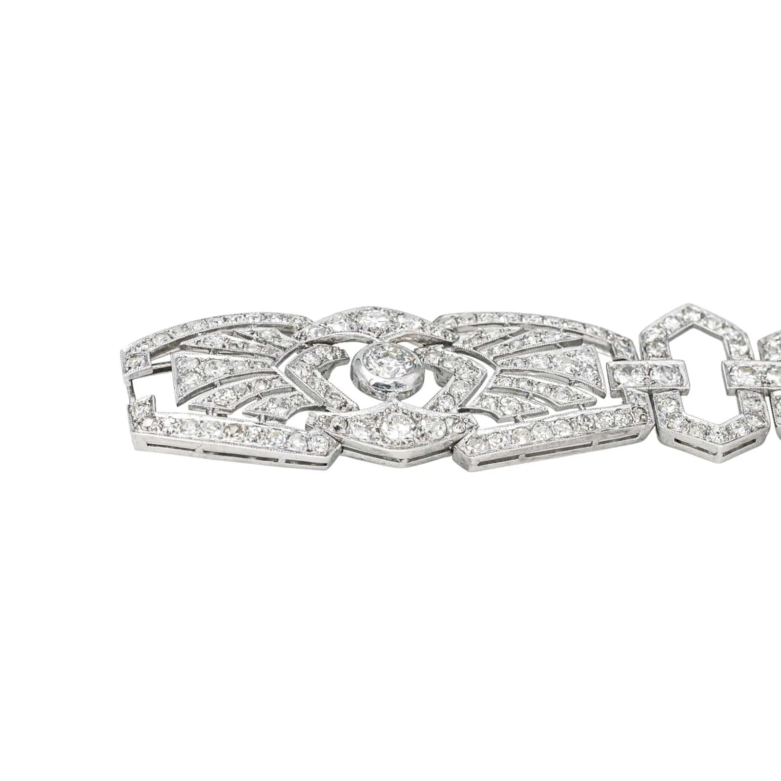 Bracelet Manchette Platine Diamant sold by 58 Facettes product image thumbnail 5