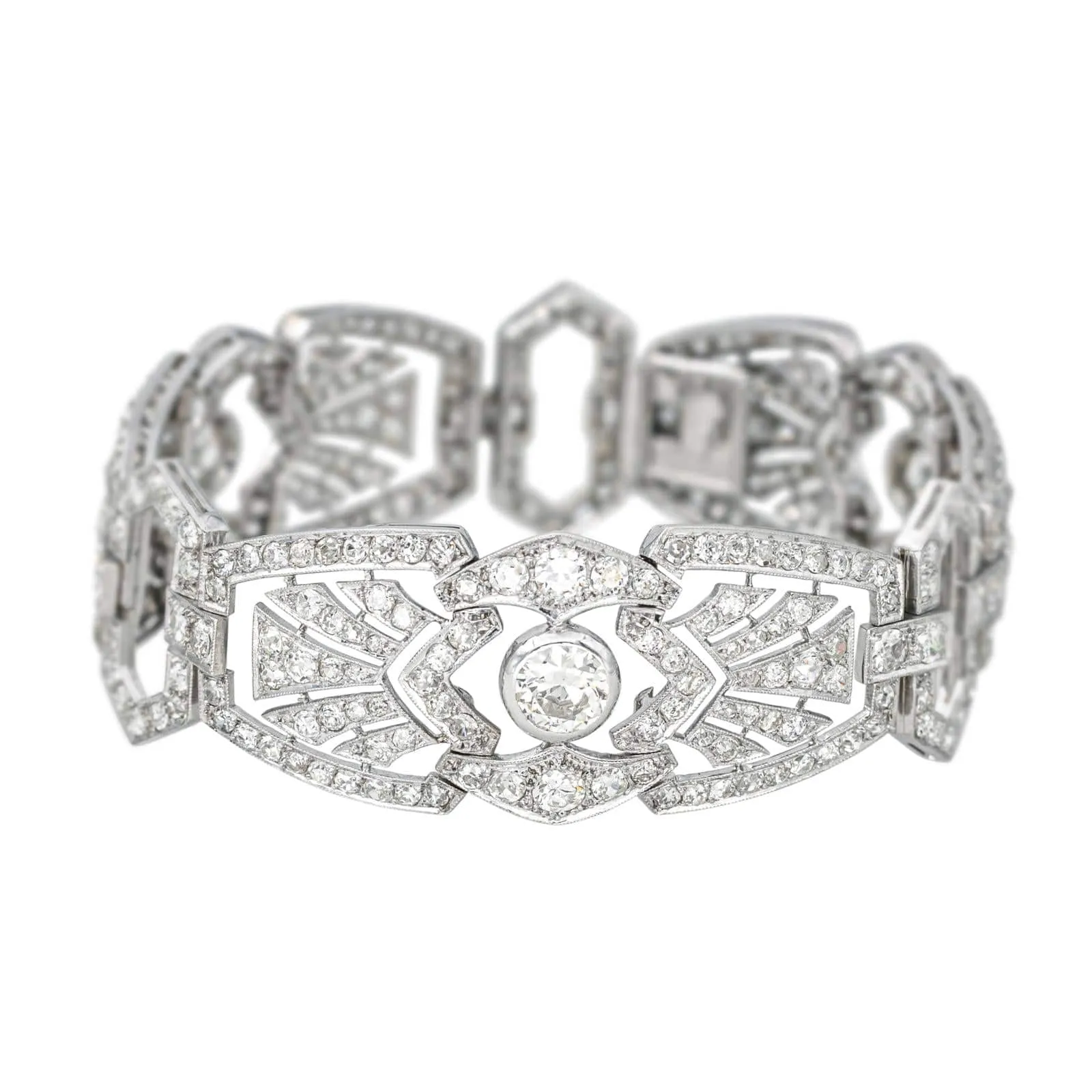 Bracelet Manchette Platine Diamant sold by 58 Facettes