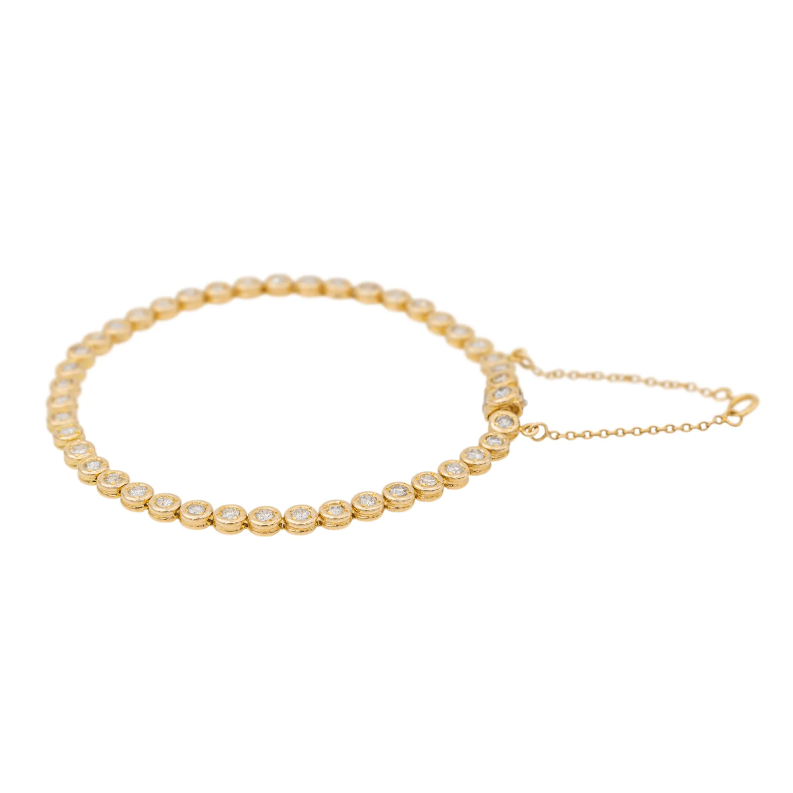 Bracelet Tennis Or jaune Diamant sold by 58 Facettes product image thumbnail 4