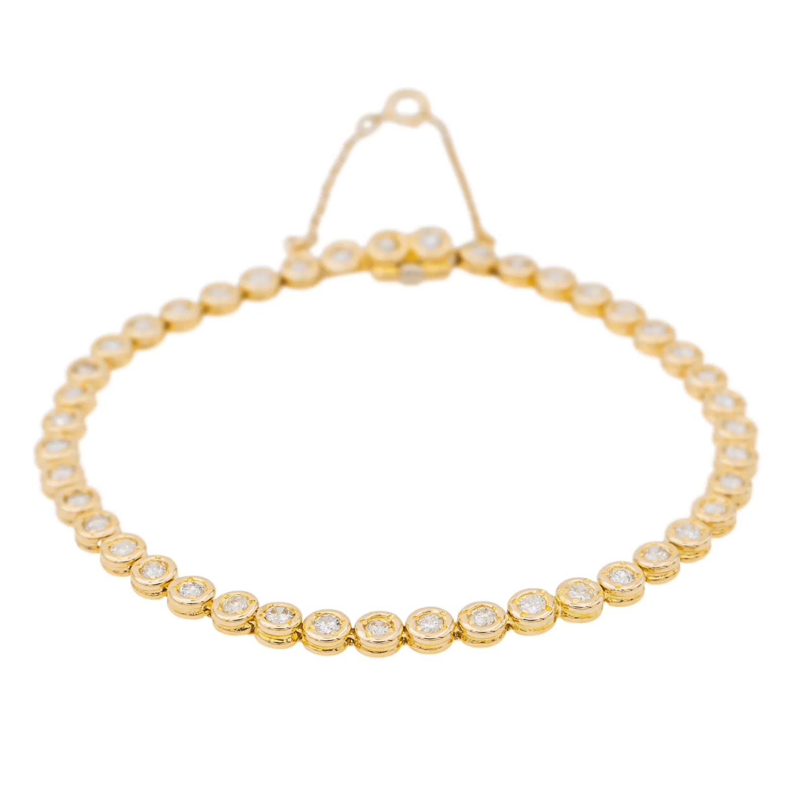 Bracelet Tennis Or jaune Diamant sold by 58 Facettes product image thumbnail 2