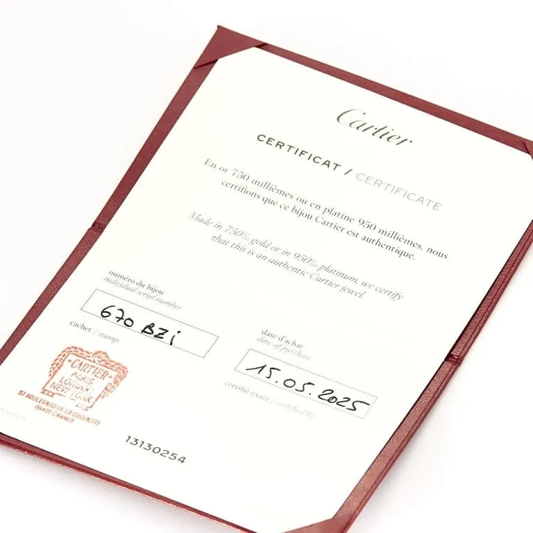 CARTIER - Bracelet Love en or blanc sold by 58 Facettes product image thumbnail 3